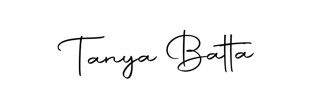 Use a signature maker to create a handwritten signature online. With this signature software, you can design (Autography-DOLnW) your own signature for name Tanya Batta. Tanya Batta signature style 10 images and pictures png