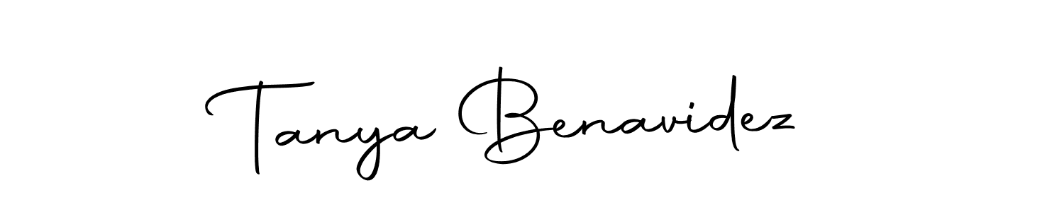 Make a beautiful signature design for name Tanya Benavidez. Use this online signature maker to create a handwritten signature for free. Tanya Benavidez signature style 10 images and pictures png