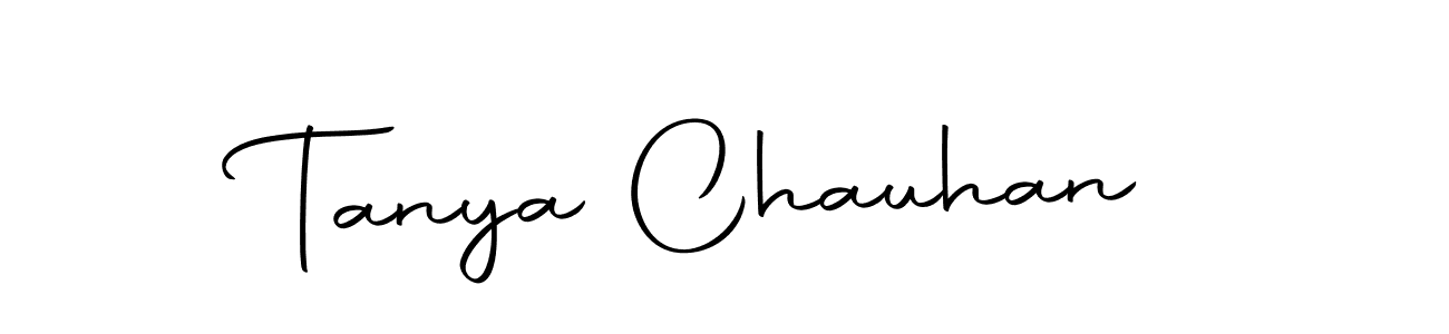 Use a signature maker to create a handwritten signature online. With this signature software, you can design (Autography-DOLnW) your own signature for name Tanya Chauhan. Tanya Chauhan signature style 10 images and pictures png