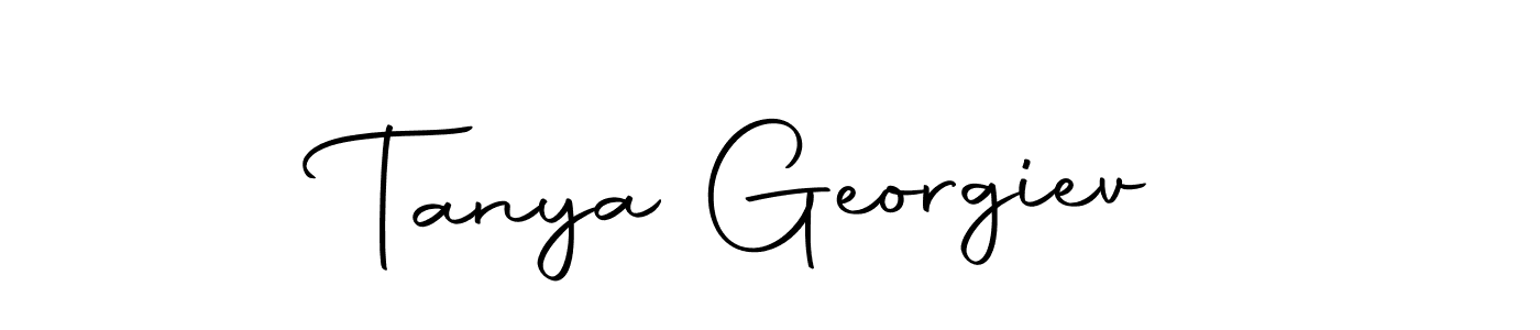 Similarly Autography-DOLnW is the best handwritten signature design. Signature creator online .You can use it as an online autograph creator for name Tanya Georgiev. Tanya Georgiev signature style 10 images and pictures png