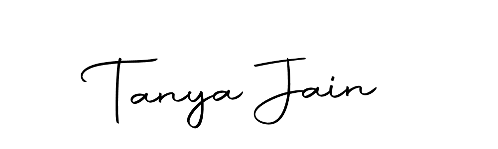 Design your own signature with our free online signature maker. With this signature software, you can create a handwritten (Autography-DOLnW) signature for name Tanya Jain. Tanya Jain signature style 10 images and pictures png