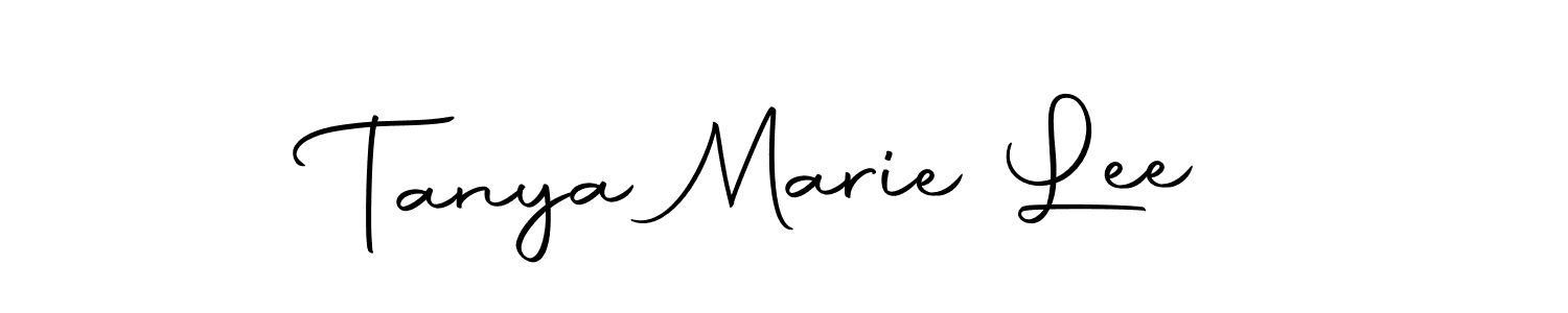 It looks lik you need a new signature style for name Tanya Marie Lee. Design unique handwritten (Autography-DOLnW) signature with our free signature maker in just a few clicks. Tanya Marie Lee signature style 10 images and pictures png