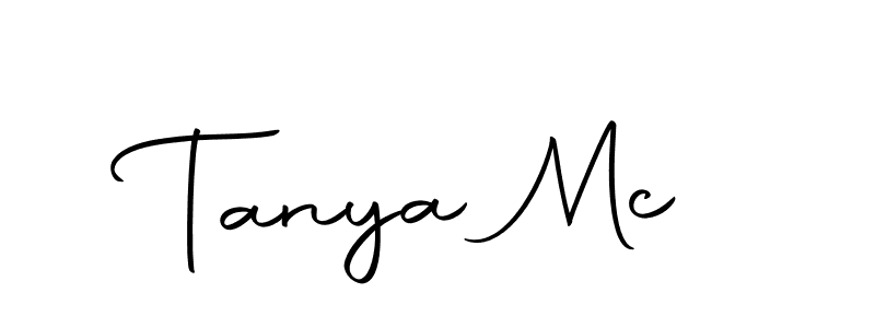 Tanya Mc stylish signature style. Best Handwritten Sign (Autography-DOLnW) for my name. Handwritten Signature Collection Ideas for my name Tanya Mc. Tanya Mc signature style 10 images and pictures png