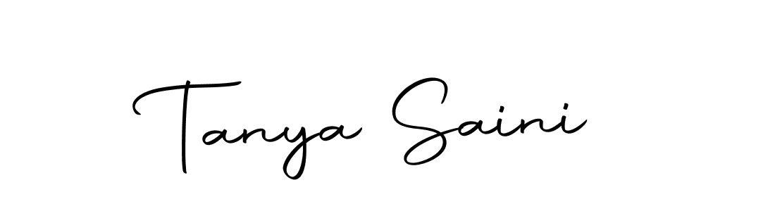 Autography-DOLnW is a professional signature style that is perfect for those who want to add a touch of class to their signature. It is also a great choice for those who want to make their signature more unique. Get Tanya Saini name to fancy signature for free. Tanya Saini signature style 10 images and pictures png