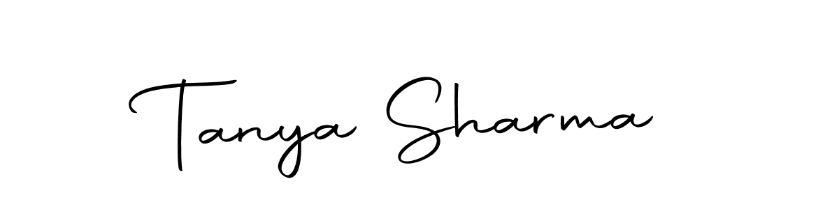 Tanya Sharma stylish signature style. Best Handwritten Sign (Autography-DOLnW) for my name. Handwritten Signature Collection Ideas for my name Tanya Sharma. Tanya Sharma signature style 10 images and pictures png