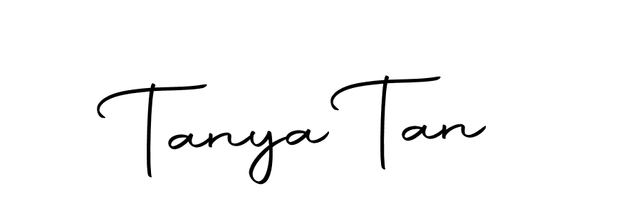 You should practise on your own different ways (Autography-DOLnW) to write your name (Tanya Tan) in signature. don't let someone else do it for you. Tanya Tan signature style 10 images and pictures png