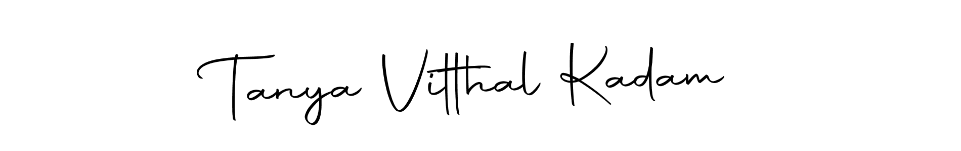 Make a short Tanya Vitthal Kadam signature style. Manage your documents anywhere anytime using Autography-DOLnW. Create and add eSignatures, submit forms, share and send files easily. Tanya Vitthal Kadam signature style 10 images and pictures png