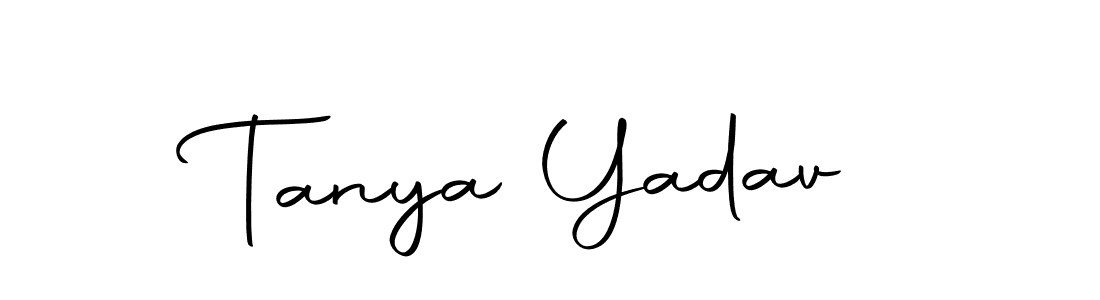 Use a signature maker to create a handwritten signature online. With this signature software, you can design (Autography-DOLnW) your own signature for name Tanya Yadav. Tanya Yadav signature style 10 images and pictures png