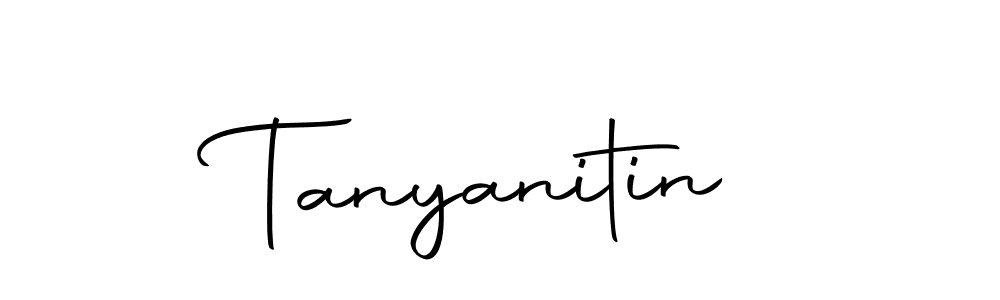 How to make Tanyanitin name signature. Use Autography-DOLnW style for creating short signs online. This is the latest handwritten sign. Tanyanitin signature style 10 images and pictures png