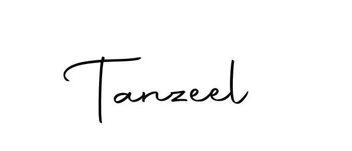 Design your own signature with our free online signature maker. With this signature software, you can create a handwritten (Autography-DOLnW) signature for name Tanzeel. Tanzeel signature style 10 images and pictures png