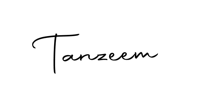 Use a signature maker to create a handwritten signature online. With this signature software, you can design (Autography-DOLnW) your own signature for name Tanzeem. Tanzeem signature style 10 images and pictures png