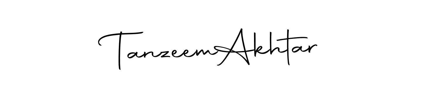 How to make Tanzeem  Akhtar signature? Autography-DOLnW is a professional autograph style. Create handwritten signature for Tanzeem  Akhtar name. Tanzeem  Akhtar signature style 10 images and pictures png