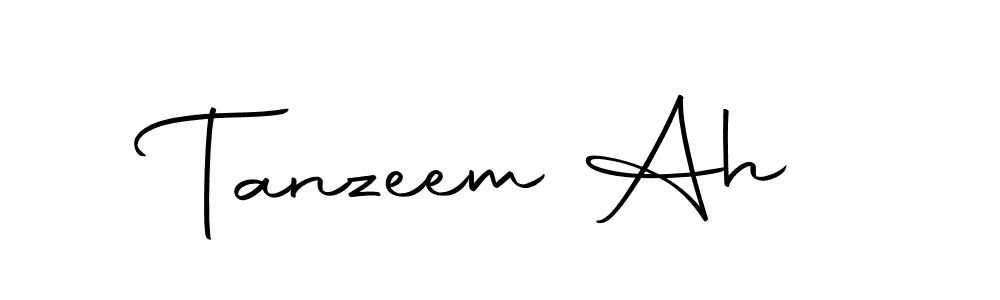 Use a signature maker to create a handwritten signature online. With this signature software, you can design (Autography-DOLnW) your own signature for name Tanzeem Ah. Tanzeem Ah signature style 10 images and pictures png