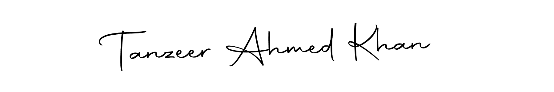You can use this online signature creator to create a handwritten signature for the name Tanzeer Ahmed Khan. This is the best online autograph maker. Tanzeer Ahmed Khan signature style 10 images and pictures png