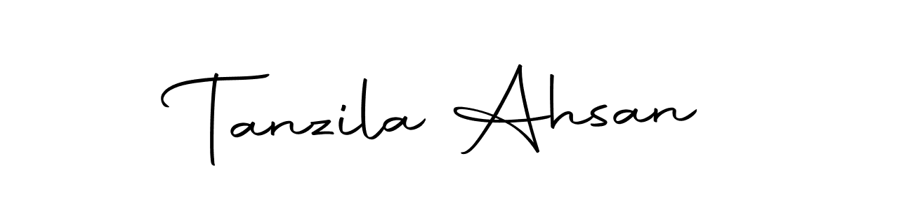 Make a beautiful signature design for name Tanzila Ahsan. Use this online signature maker to create a handwritten signature for free. Tanzila Ahsan signature style 10 images and pictures png