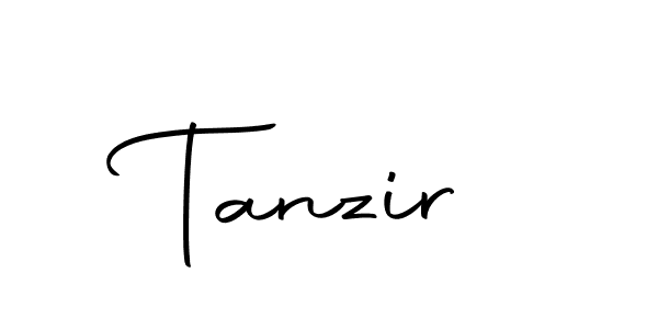 Design your own signature with our free online signature maker. With this signature software, you can create a handwritten (Autography-DOLnW) signature for name Tanzir. Tanzir signature style 10 images and pictures png