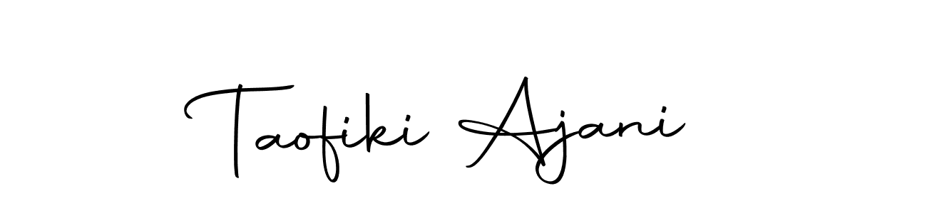 Autography-DOLnW is a professional signature style that is perfect for those who want to add a touch of class to their signature. It is also a great choice for those who want to make their signature more unique. Get Taofiki Ajani name to fancy signature for free. Taofiki Ajani signature style 10 images and pictures png