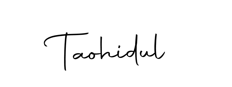 Make a beautiful signature design for name Taohidul. Use this online signature maker to create a handwritten signature for free. Taohidul signature style 10 images and pictures png