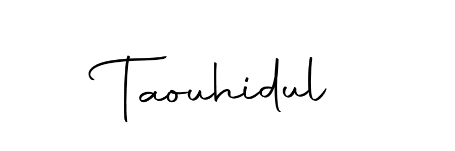 Taouhidul stylish signature style. Best Handwritten Sign (Autography-DOLnW) for my name. Handwritten Signature Collection Ideas for my name Taouhidul. Taouhidul signature style 10 images and pictures png