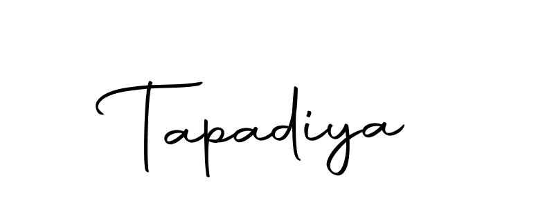 Similarly Autography-DOLnW is the best handwritten signature design. Signature creator online .You can use it as an online autograph creator for name Tapadiya. Tapadiya signature style 10 images and pictures png