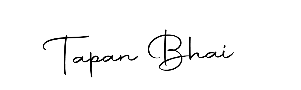 Design your own signature with our free online signature maker. With this signature software, you can create a handwritten (Autography-DOLnW) signature for name Tapan Bhai. Tapan Bhai signature style 10 images and pictures png