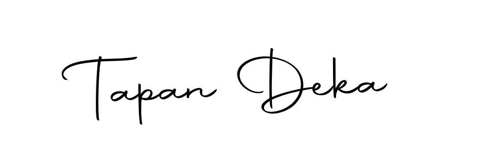 It looks lik you need a new signature style for name Tapan Deka. Design unique handwritten (Autography-DOLnW) signature with our free signature maker in just a few clicks. Tapan Deka signature style 10 images and pictures png