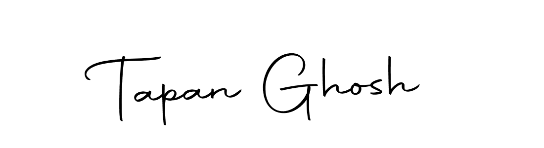 Create a beautiful signature design for name Tapan Ghosh. With this signature (Autography-DOLnW) fonts, you can make a handwritten signature for free. Tapan Ghosh signature style 10 images and pictures png