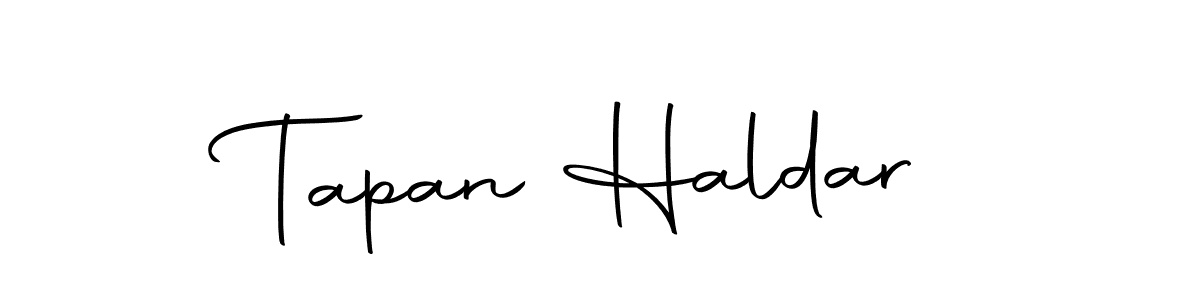 Tapan Haldar stylish signature style. Best Handwritten Sign (Autography-DOLnW) for my name. Handwritten Signature Collection Ideas for my name Tapan Haldar. Tapan Haldar signature style 10 images and pictures png