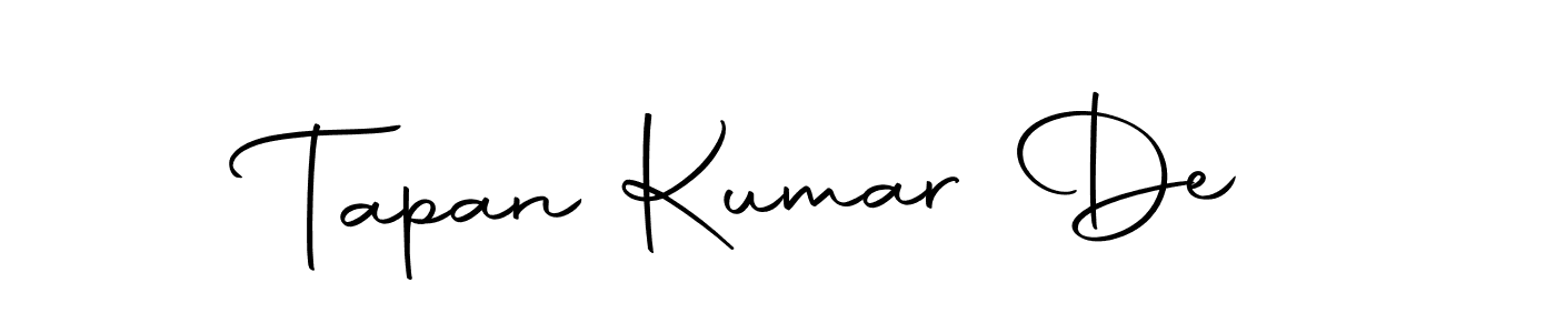 How to make Tapan Kumar De name signature. Use Autography-DOLnW style for creating short signs online. This is the latest handwritten sign. Tapan Kumar De signature style 10 images and pictures png