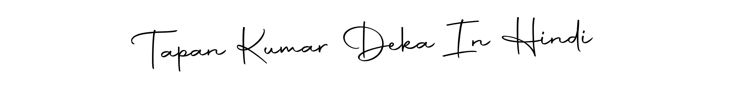 The best way (Autography-DOLnW) to make a short signature is to pick only two or three words in your name. The name Tapan Kumar Deka In Hindi include a total of six letters. For converting this name. Tapan Kumar Deka In Hindi signature style 10 images and pictures png