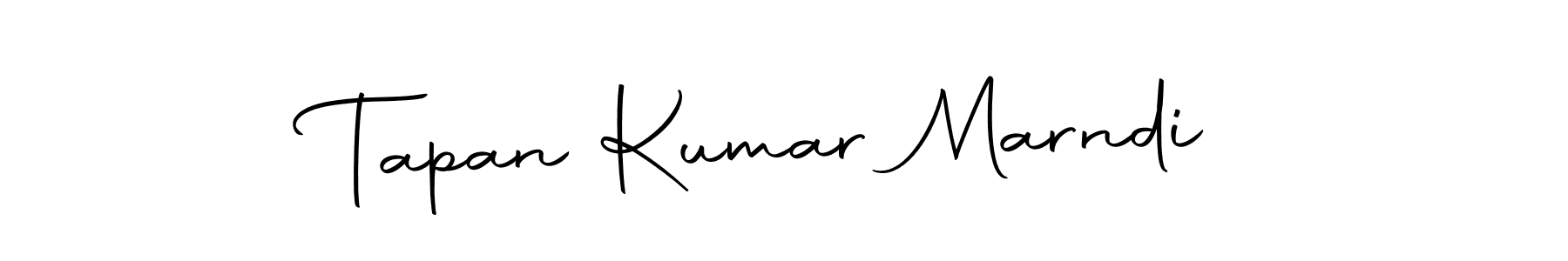 Create a beautiful signature design for name Tapan Kumar Marndi. With this signature (Autography-DOLnW) fonts, you can make a handwritten signature for free. Tapan Kumar Marndi signature style 10 images and pictures png
