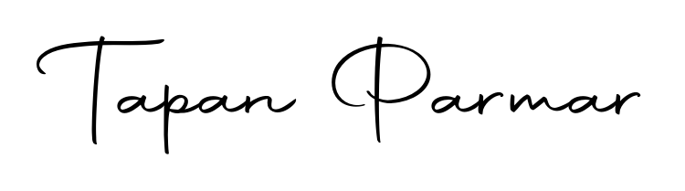 You can use this online signature creator to create a handwritten signature for the name Tapan Parmar. This is the best online autograph maker. Tapan Parmar signature style 10 images and pictures png