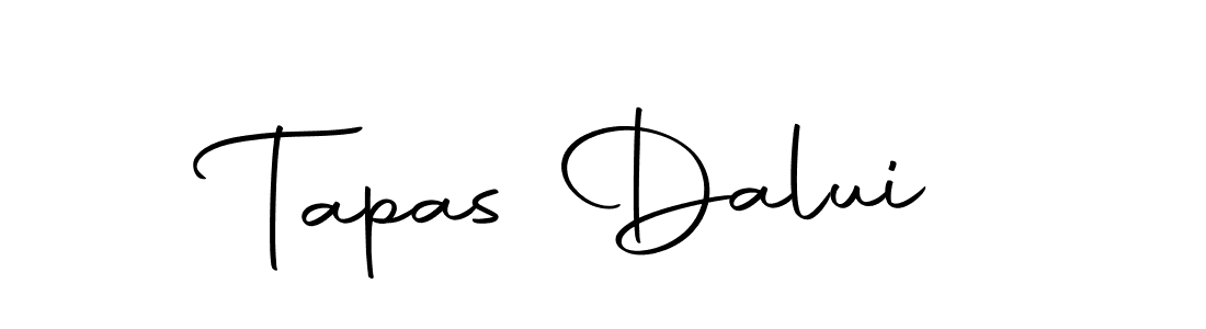 How to make Tapas Dalui name signature. Use Autography-DOLnW style for creating short signs online. This is the latest handwritten sign. Tapas Dalui signature style 10 images and pictures png