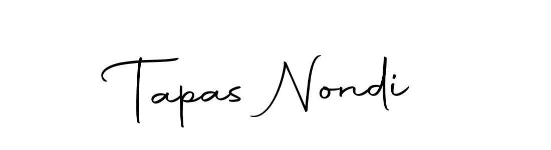 The best way (Autography-DOLnW) to make a short signature is to pick only two or three words in your name. The name Tapas Nondi include a total of six letters. For converting this name. Tapas Nondi signature style 10 images and pictures png