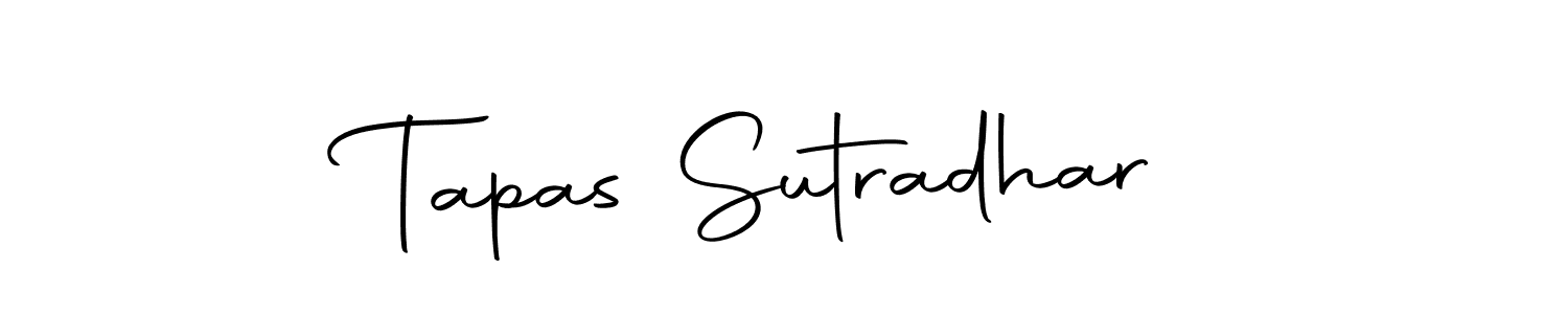 Design your own signature with our free online signature maker. With this signature software, you can create a handwritten (Autography-DOLnW) signature for name Tapas Sutradhar. Tapas Sutradhar signature style 10 images and pictures png