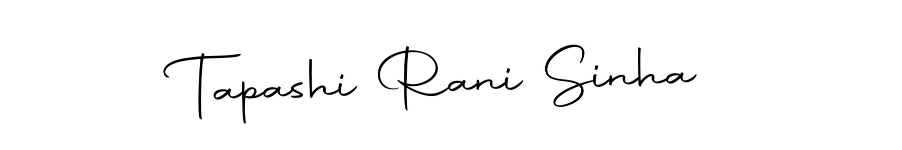 Design your own signature with our free online signature maker. With this signature software, you can create a handwritten (Autography-DOLnW) signature for name Tapashi Rani Sinha. Tapashi Rani Sinha signature style 10 images and pictures png