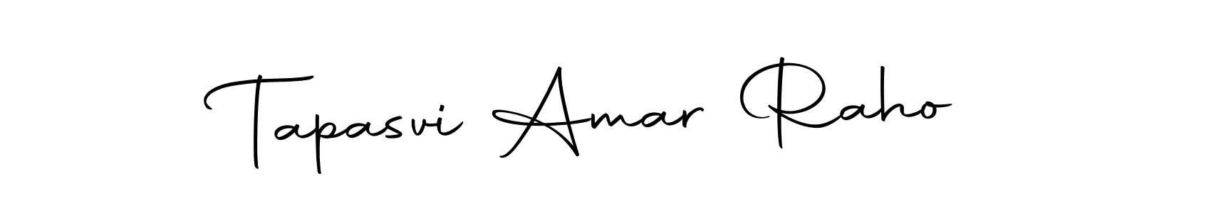 Tapasvi Amar Raho stylish signature style. Best Handwritten Sign (Autography-DOLnW) for my name. Handwritten Signature Collection Ideas for my name Tapasvi Amar Raho. Tapasvi Amar Raho signature style 10 images and pictures png