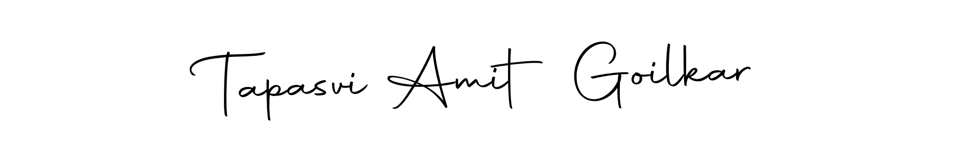 Use a signature maker to create a handwritten signature online. With this signature software, you can design (Autography-DOLnW) your own signature for name Tapasvi Amit Goilkar. Tapasvi Amit Goilkar signature style 10 images and pictures png