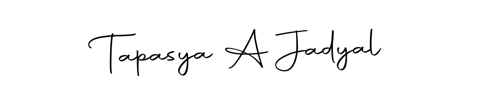 if you are searching for the best signature style for your name Tapasya A Jadyal. so please give up your signature search. here we have designed multiple signature styles  using Autography-DOLnW. Tapasya A Jadyal signature style 10 images and pictures png
