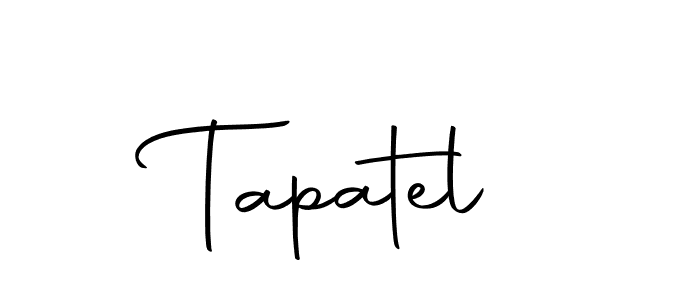 Tapatel stylish signature style. Best Handwritten Sign (Autography-DOLnW) for my name. Handwritten Signature Collection Ideas for my name Tapatel. Tapatel signature style 10 images and pictures png