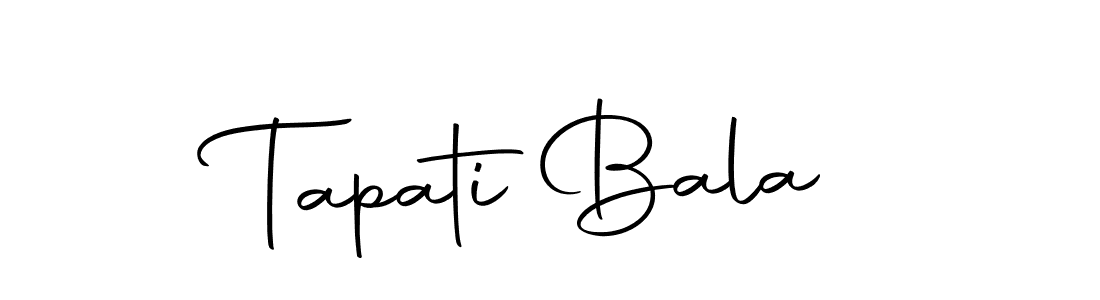 You should practise on your own different ways (Autography-DOLnW) to write your name (Tapati Bala) in signature. don't let someone else do it for you. Tapati Bala signature style 10 images and pictures png
