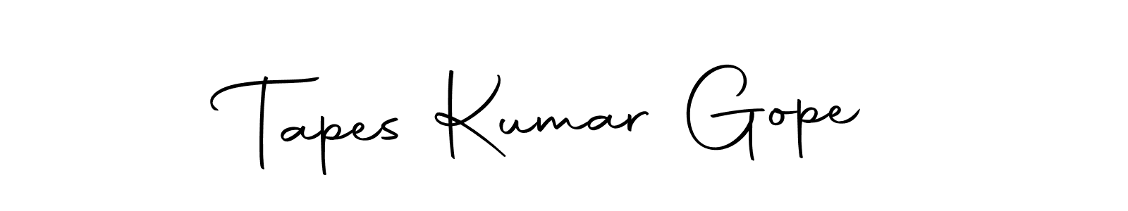 Make a beautiful signature design for name Tapes Kumar Gope. With this signature (Autography-DOLnW) style, you can create a handwritten signature for free. Tapes Kumar Gope signature style 10 images and pictures png