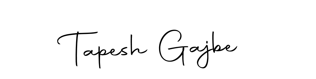 Design your own signature with our free online signature maker. With this signature software, you can create a handwritten (Autography-DOLnW) signature for name Tapesh Gajbe. Tapesh Gajbe signature style 10 images and pictures png