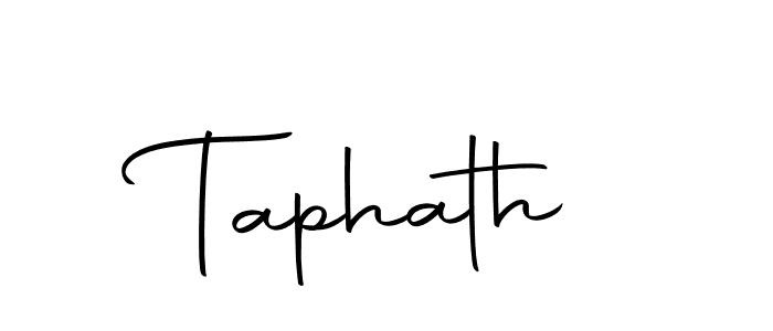 How to make Taphath signature? Autography-DOLnW is a professional autograph style. Create handwritten signature for Taphath name. Taphath signature style 10 images and pictures png