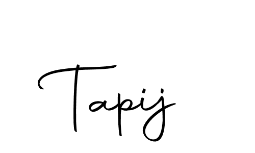 The best way (Autography-DOLnW) to make a short signature is to pick only two or three words in your name. The name Tapij include a total of six letters. For converting this name. Tapij signature style 10 images and pictures png