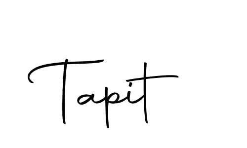 Create a beautiful signature design for name Tapit. With this signature (Autography-DOLnW) fonts, you can make a handwritten signature for free. Tapit signature style 10 images and pictures png