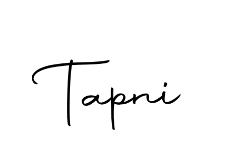 Tapni stylish signature style. Best Handwritten Sign (Autography-DOLnW) for my name. Handwritten Signature Collection Ideas for my name Tapni. Tapni signature style 10 images and pictures png