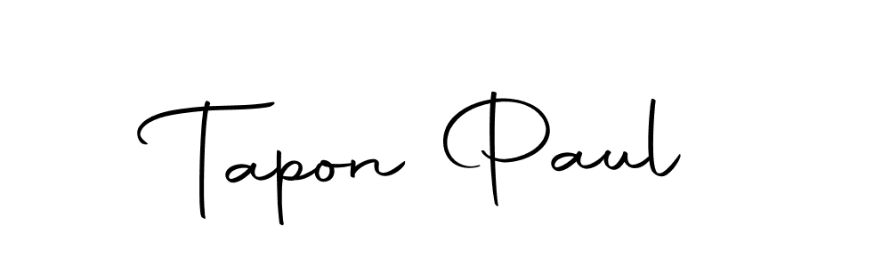 How to make Tapon Paul name signature. Use Autography-DOLnW style for creating short signs online. This is the latest handwritten sign. Tapon Paul signature style 10 images and pictures png