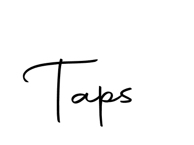 How to make Taps name signature. Use Autography-DOLnW style for creating short signs online. This is the latest handwritten sign. Taps signature style 10 images and pictures png