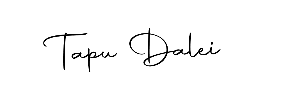 Create a beautiful signature design for name Tapu Dalei. With this signature (Autography-DOLnW) fonts, you can make a handwritten signature for free. Tapu Dalei signature style 10 images and pictures png